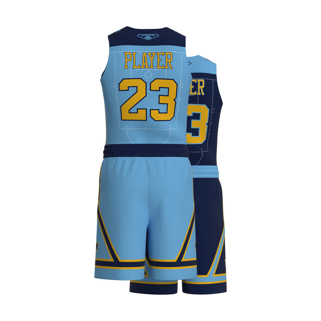 Custom All-Star Reversible Basketball Uniform - 188 All Star 
