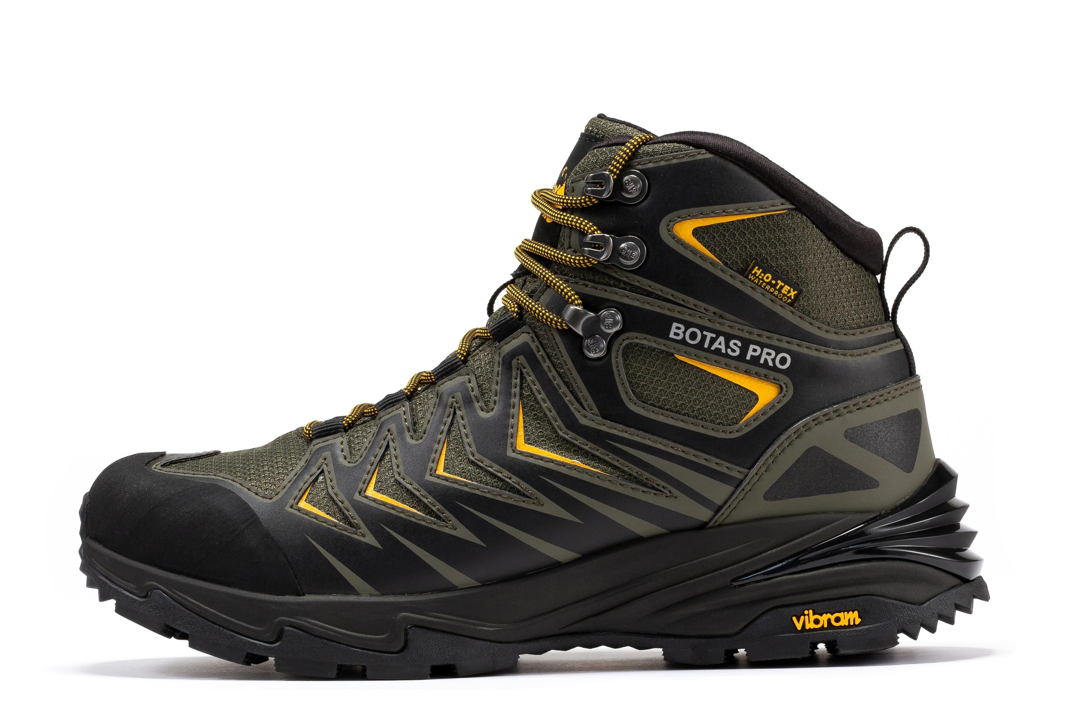 Botas Pro Metallic Green 6 Inch Waterproof Hiking Boots with VIBRAM® Traction Lug Outsole BP22111