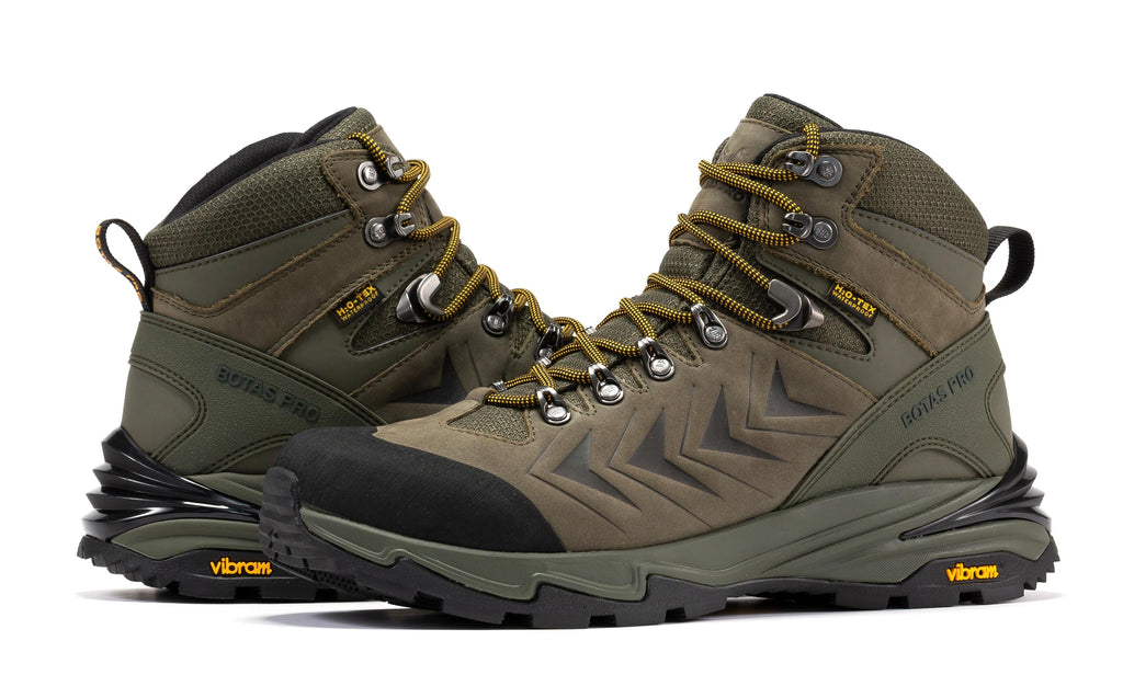 Botas Pro Olive 6 Inch Waterproof Hiking Boots with VIBRAM® Traction Lug Outsole BP22123