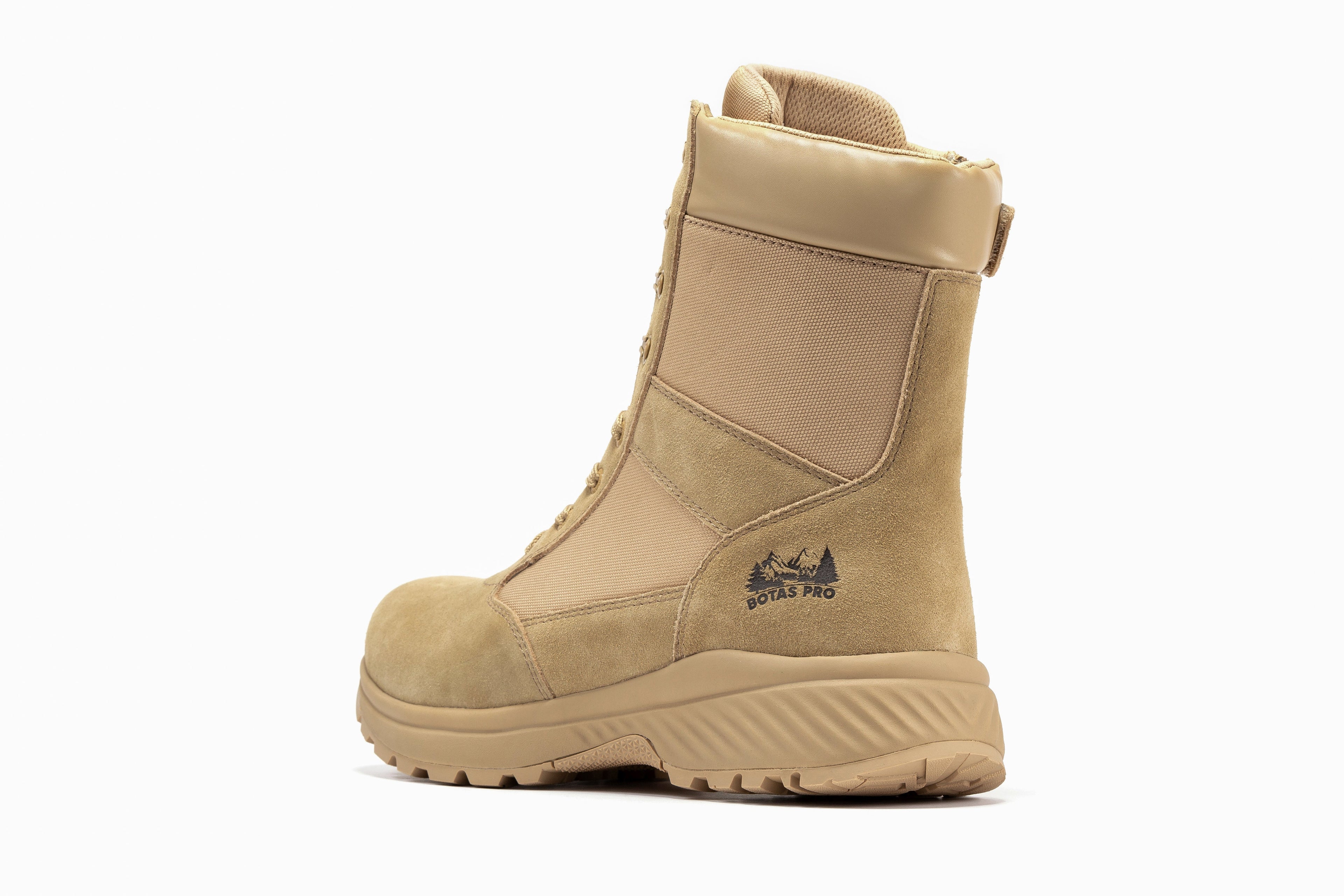 Pro Sand Men's 8 inch Side Zipper Military Tactical Boots BP701