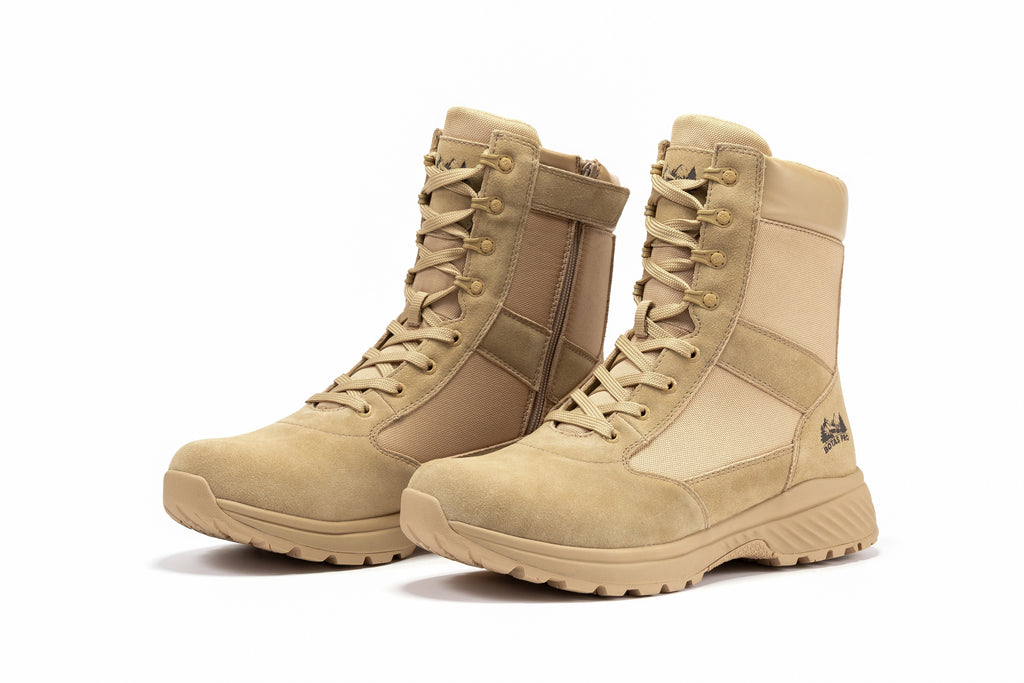 Pro Sand Men's 8 inch Side Zipper Military Tactical Boots BP701
