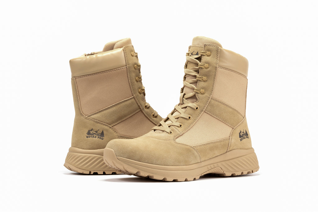 Pro Sand Men's 8 inch Side Zipper Military Tactical Boots BP701