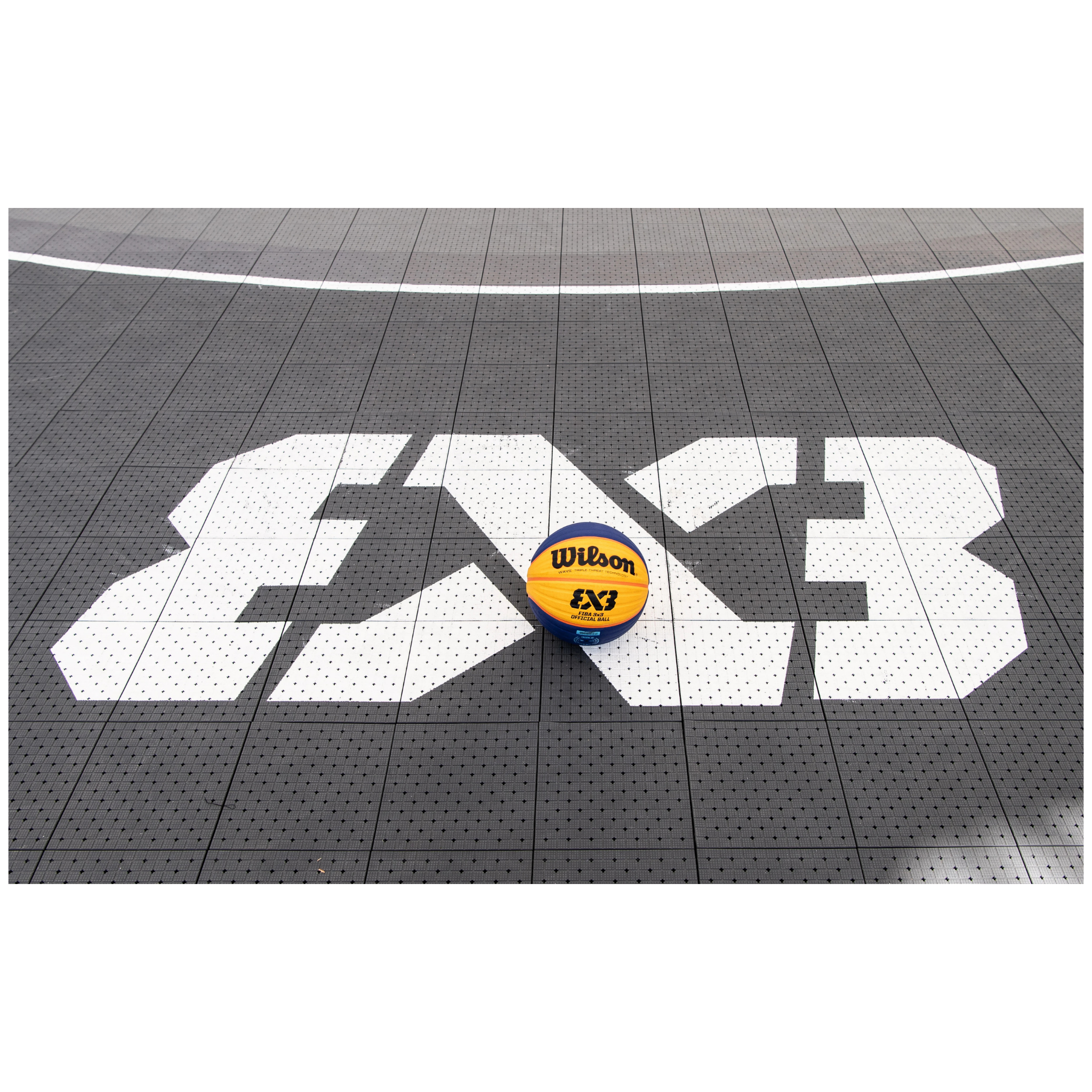 USA Enlio Official 3X3 Basketball Court – FIBA ​​Certified – 25' x 54' Large Training Court